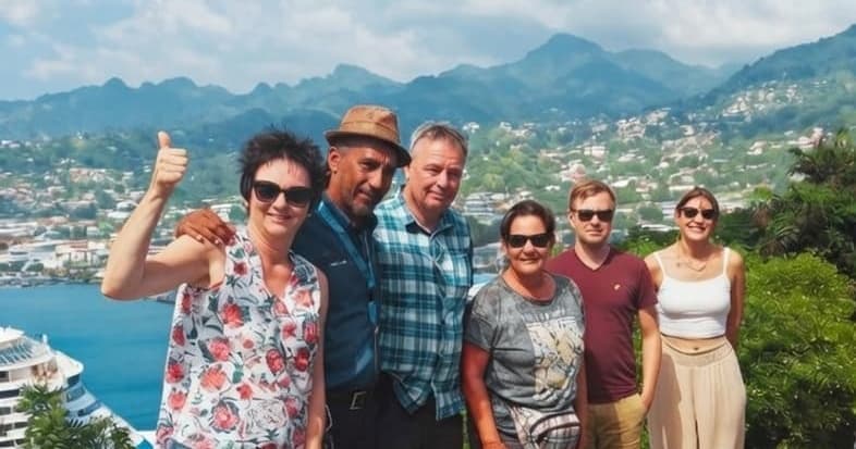 Ranchie with happy passengers